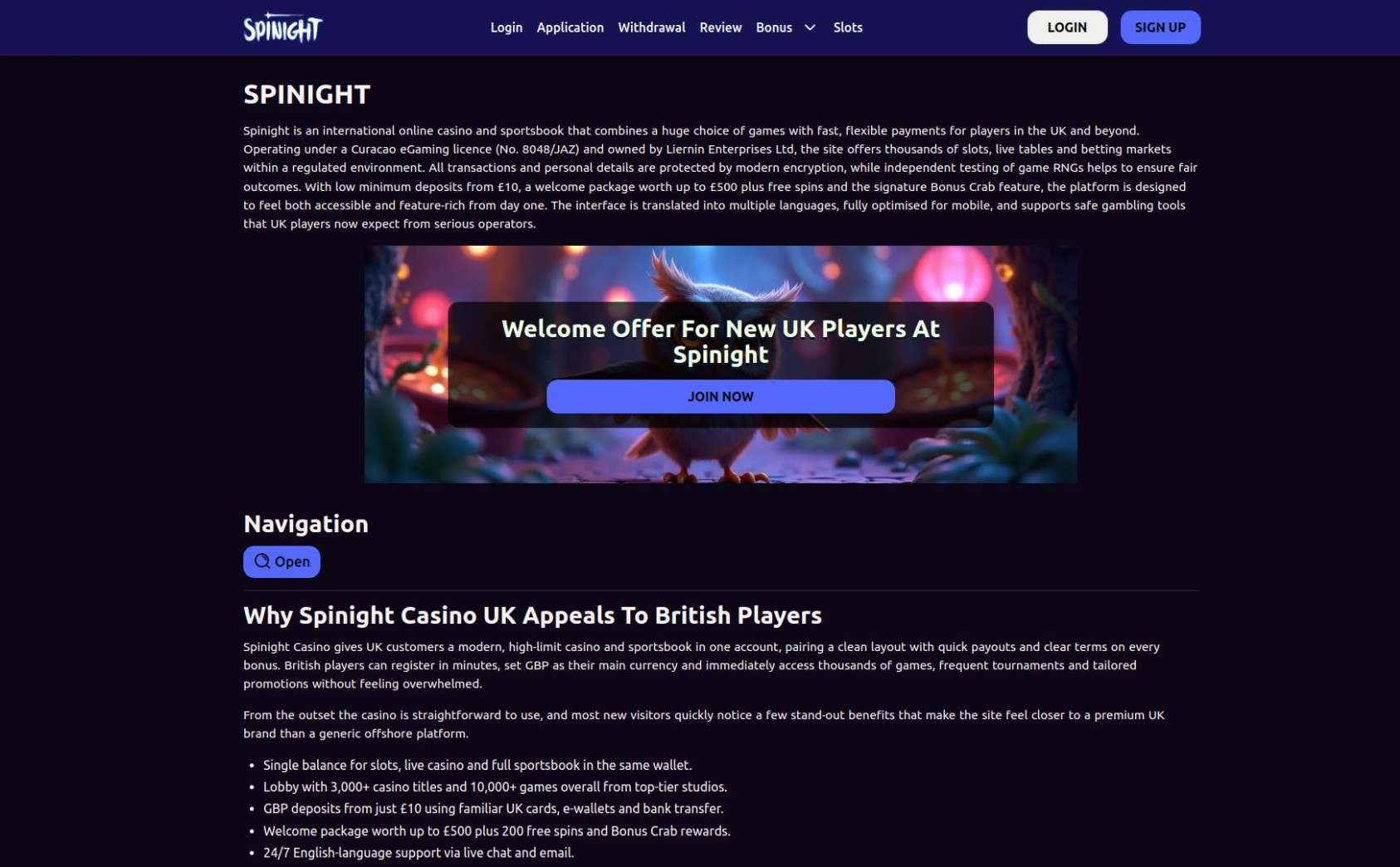 Spinights Casino Registration In United Kingdom: Step-By-Step Account Setup And Verification