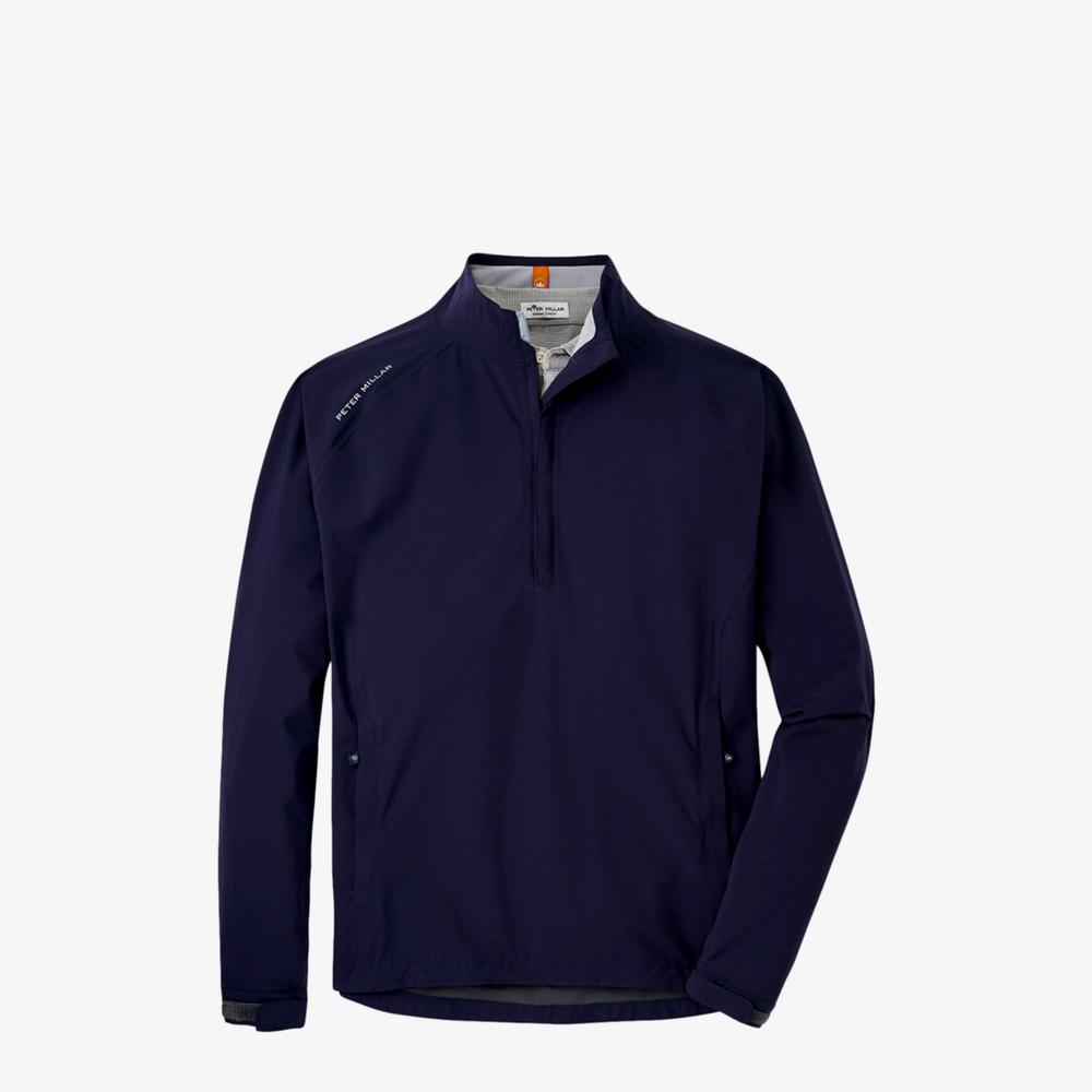 Peter Millar Shield Half-Zip Rain Shell, Navy
