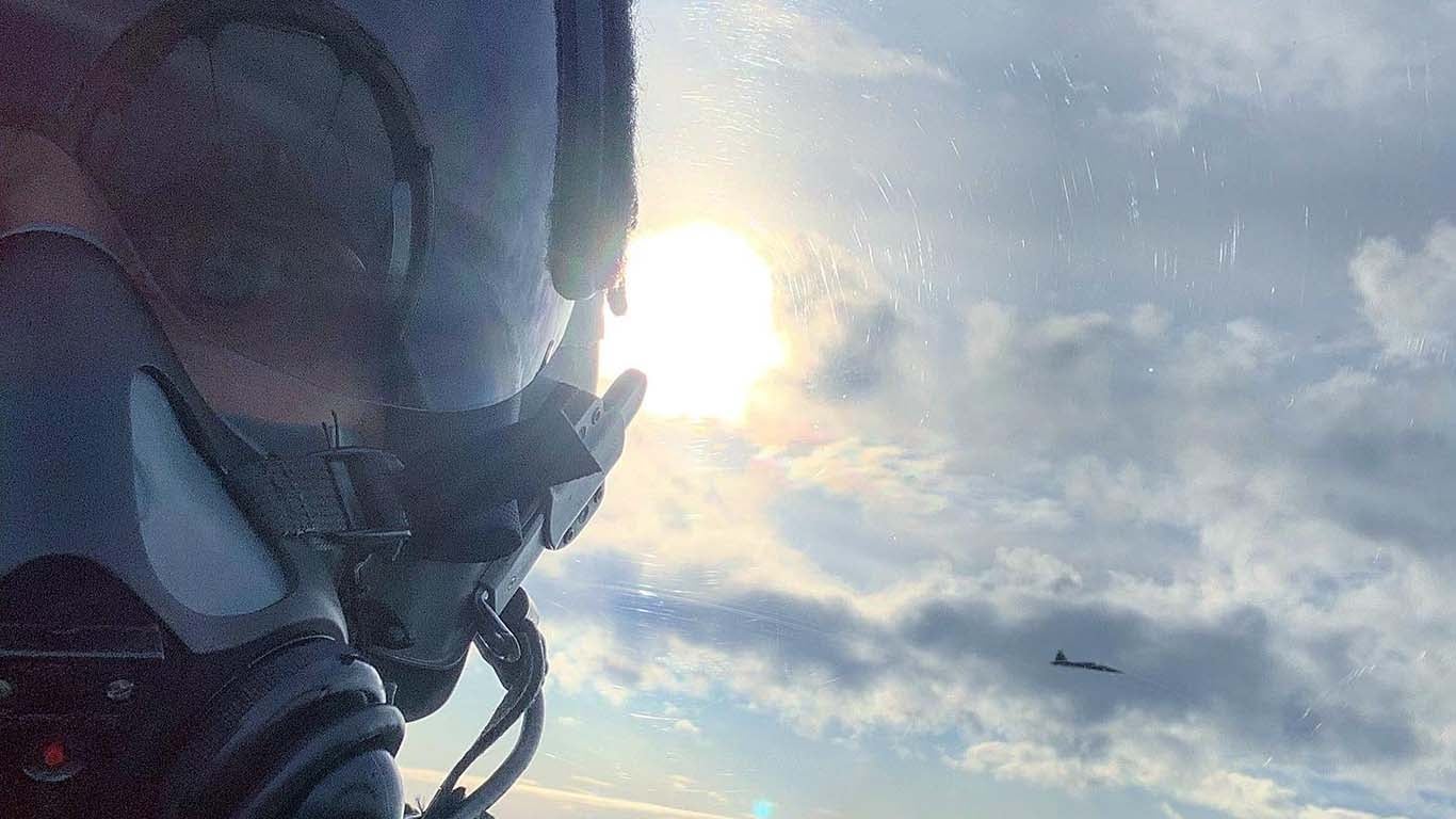 nathaniel spencer in the cockpit