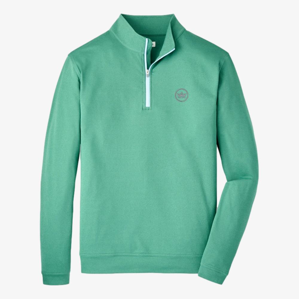 Peter Millar Perth Melange Performance Men's Golf Quarter Zip