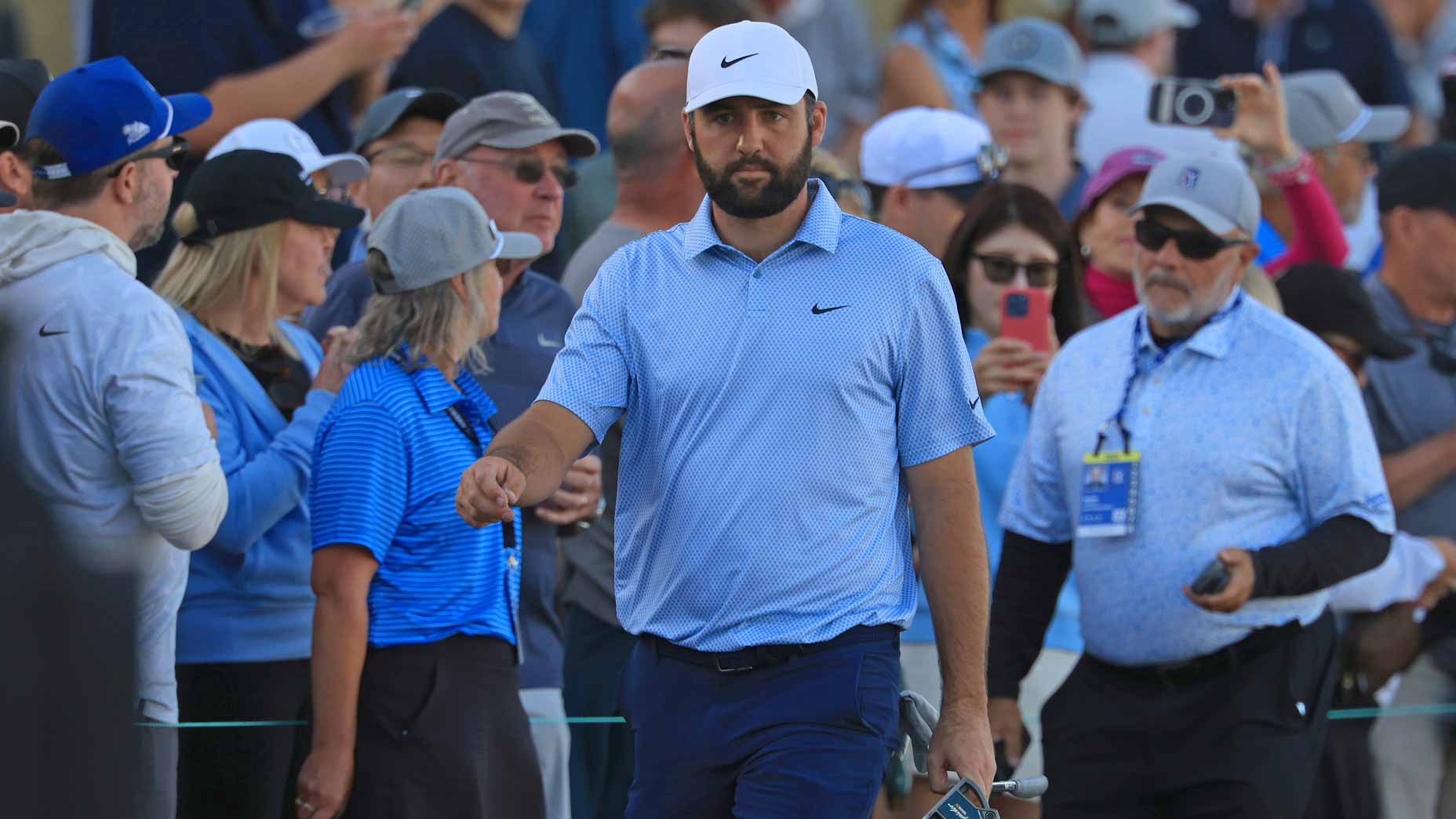 2026 WM Phoenix Open odds: Scottie Scheffler pictured during the 2026 American Express.