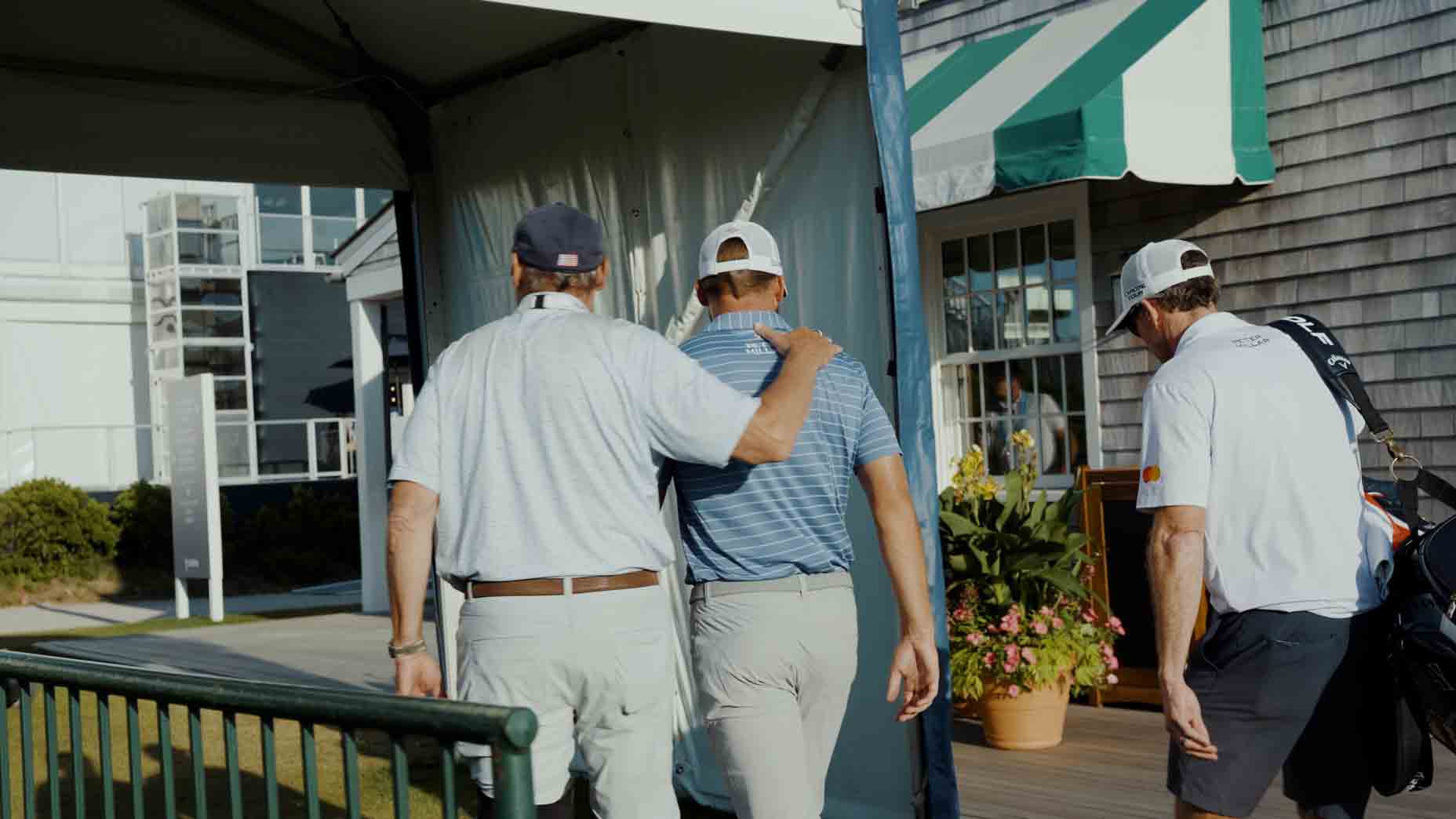 Sam Burns learned U.S. Open fate. Dad's words then bring him to tears