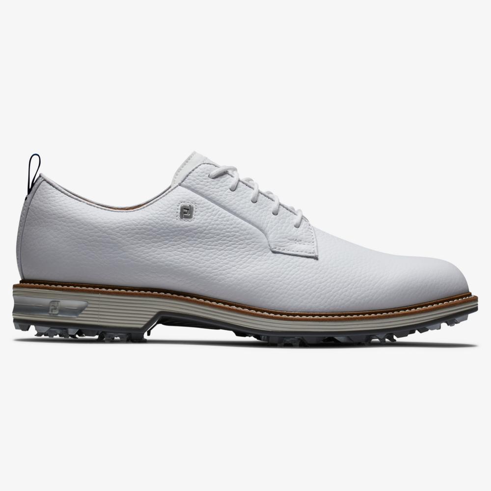 Premiere Series - Field Spiked Men's Golf Shoe, White, 9 W - FootJoy