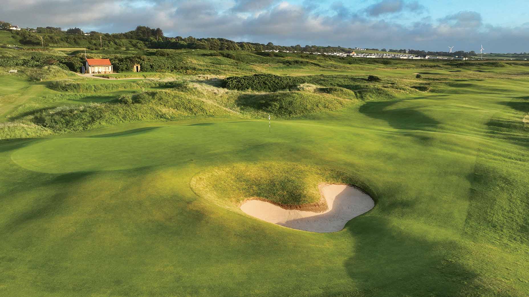 The 14th hole at Royal Portrush.