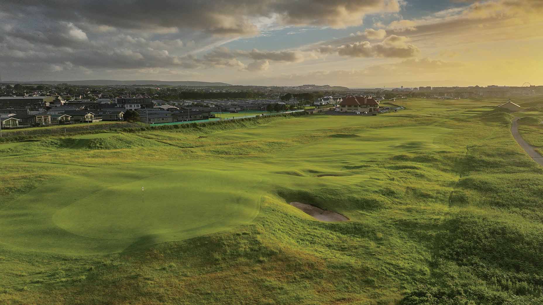 The 1st hole at Royal Portrush.