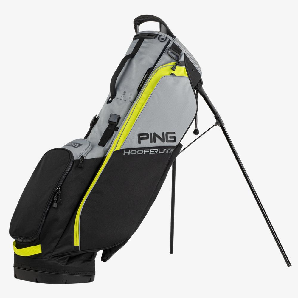 Hoofer Lite 2023 Stand Bag, Black/Yellow - PING Golf
