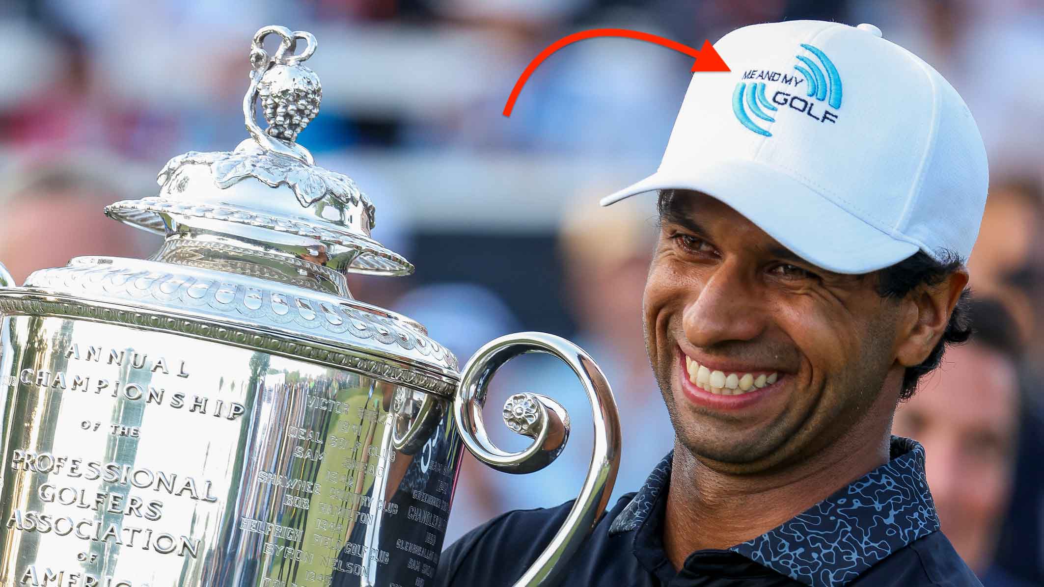 That logo on Aaron Rai&rsquo;s apparel? Here's the story (and coaches) behind it