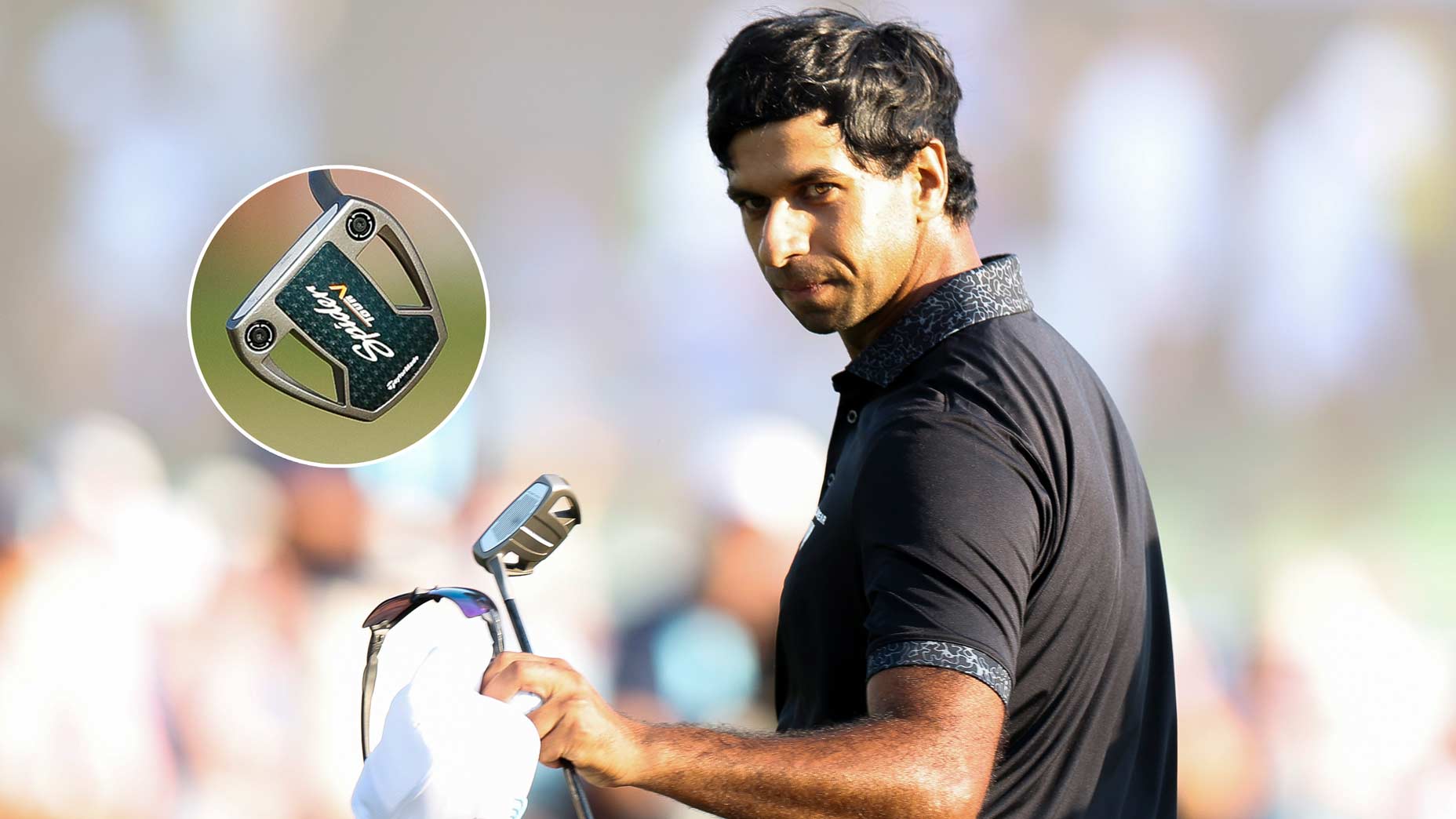 Aaron Rai of England looks on from the 18th green during the final round of the PGA Championship at Aronimink Golf Club on May 17, 2026 in Newtown, Pennsylvania. (Photo by Andrew Redington/Getty Images)