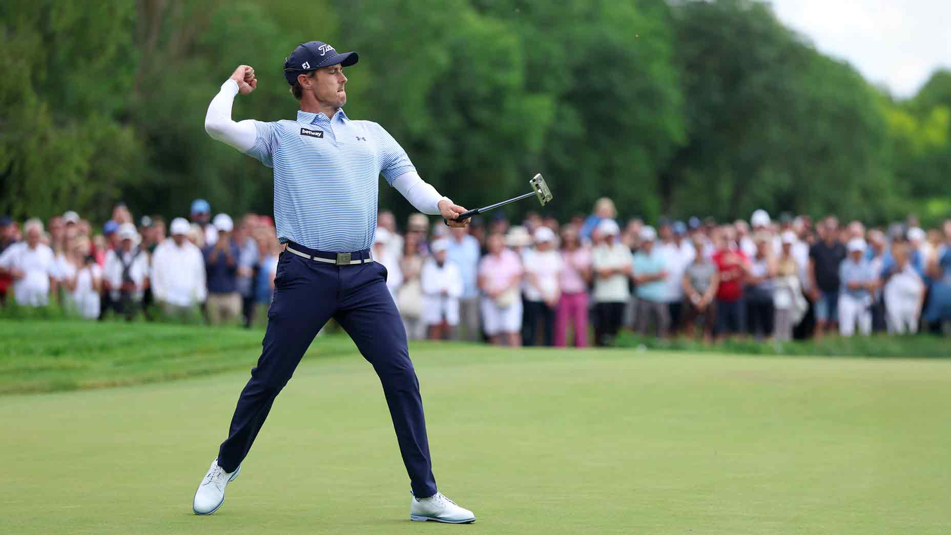 He once left pro golf to coach. Sunday, at 39, he won first DP World Tour title