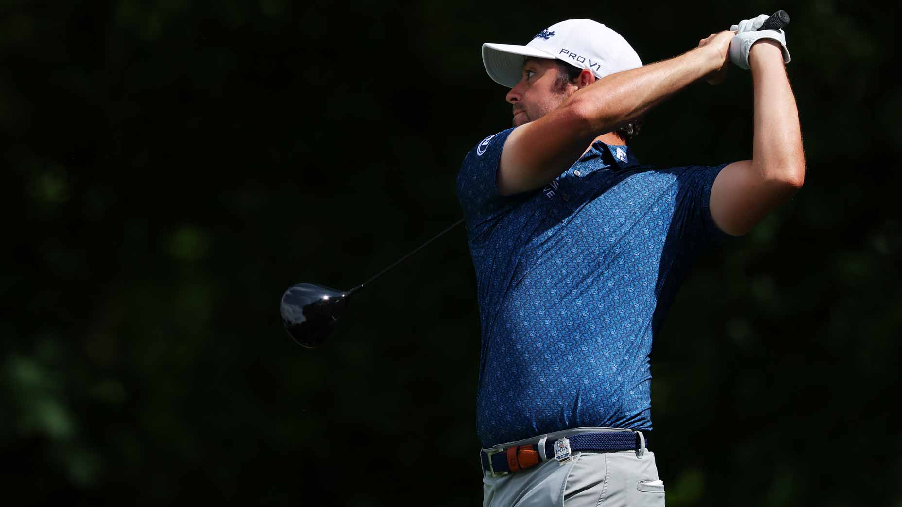 Davis Riley at the 2025 PGA Championship.