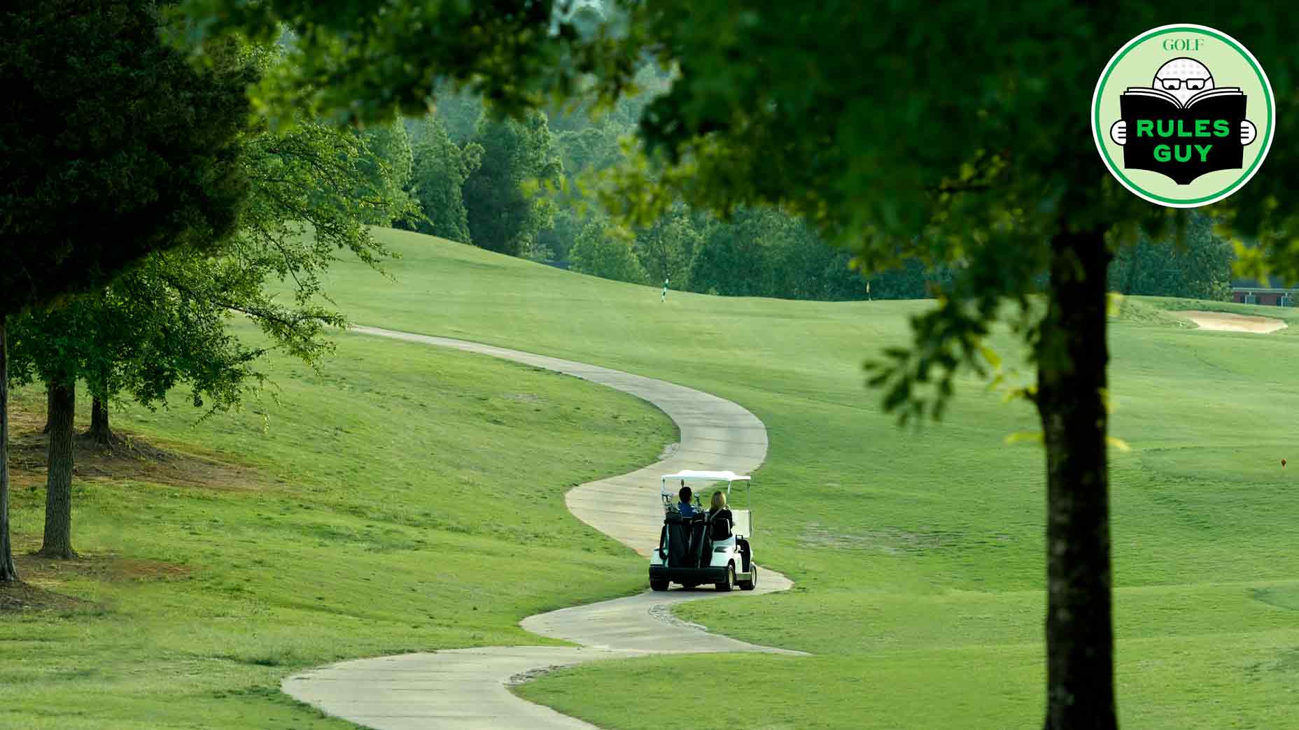 Rules Guy: My ball rolled 100 yards backward on a cart path. Can I replace it where it landed?