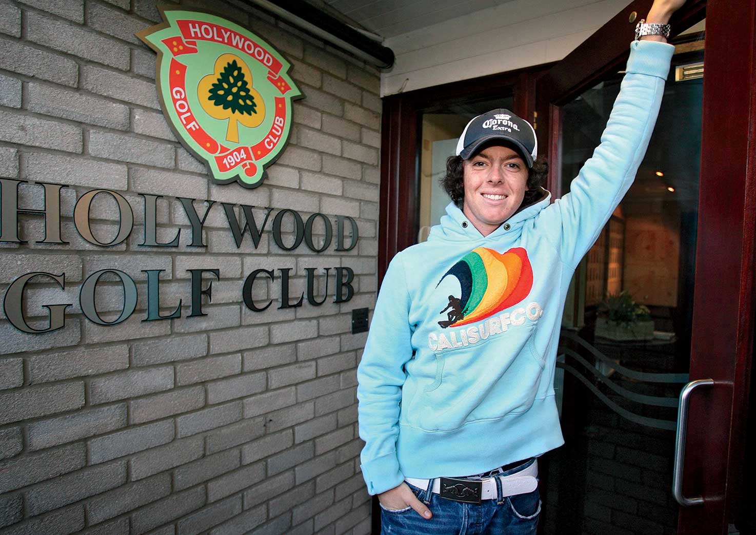 Rory McIlroy at Holywood golf club