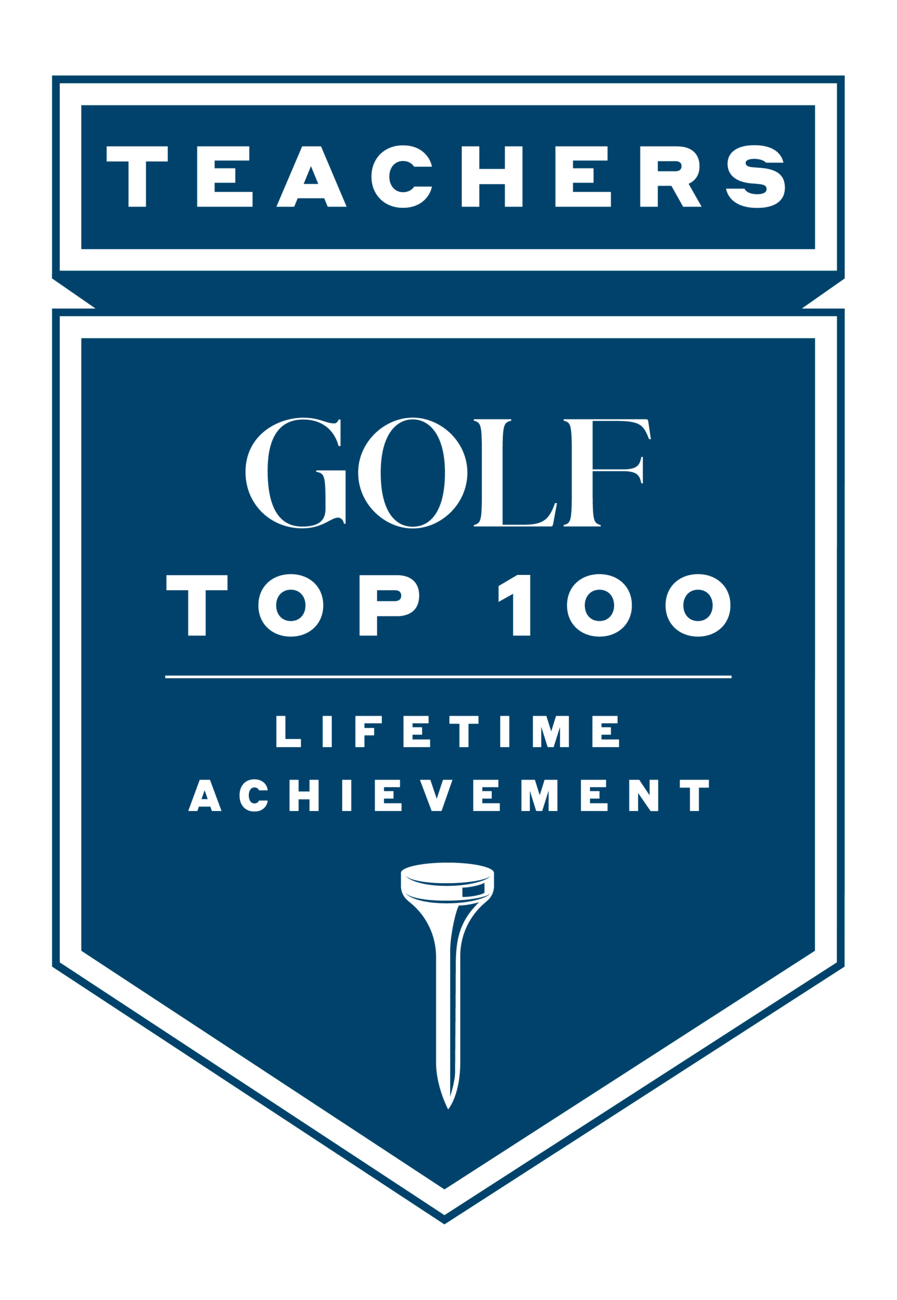 GOLF Lifetime Achievement crest