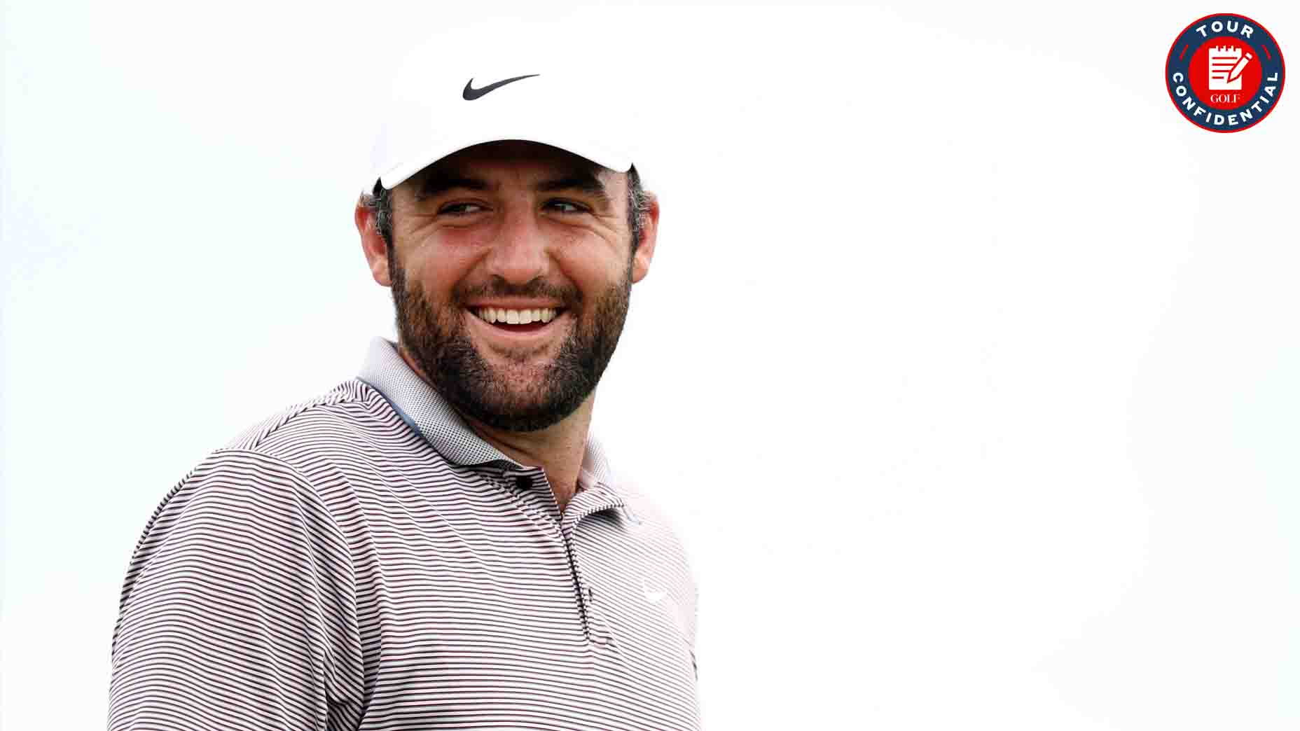 Scottie Scheffler smiles during the Hero World Challenge