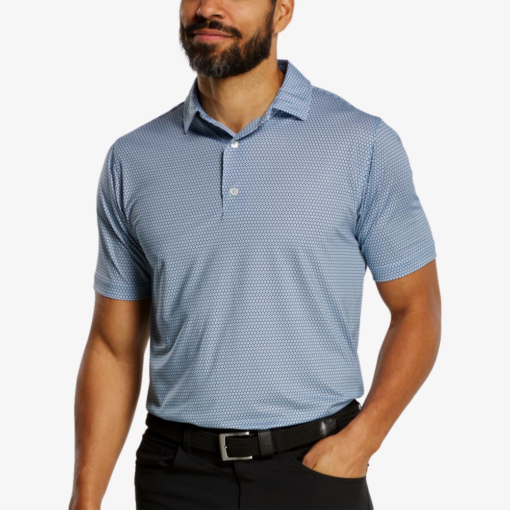 FootJoy Stellar Print Men's Short Sleeve Golf Polo Shirt