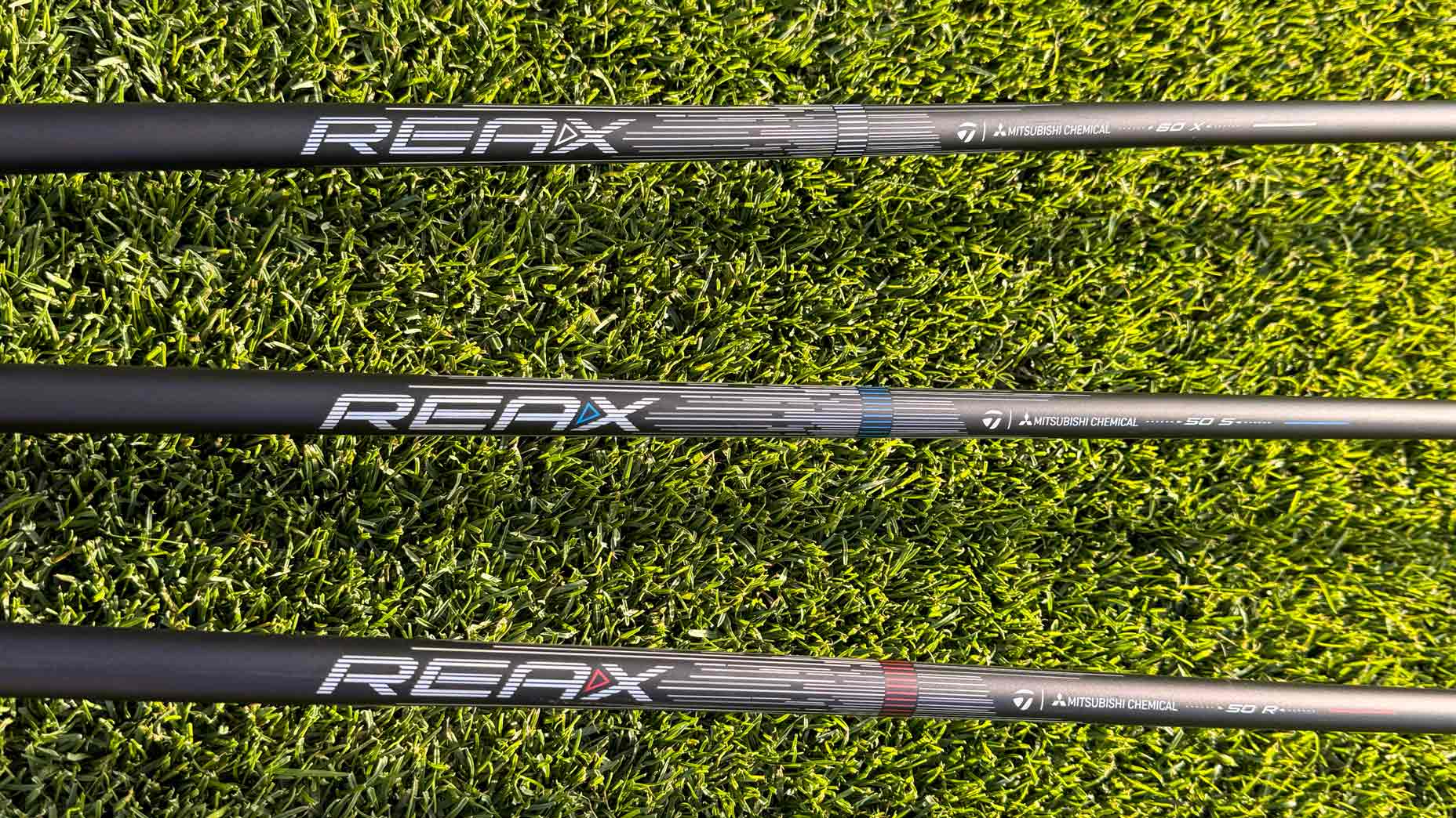 TaylorMade and Mitsubishi REAX Shafts.