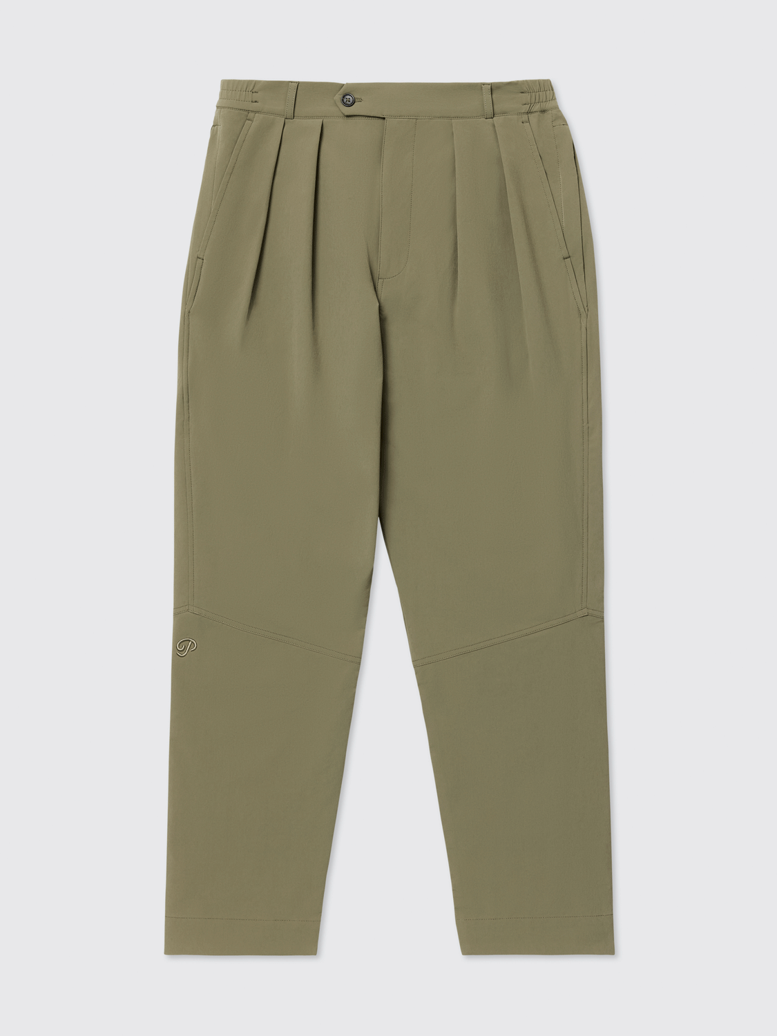 Anywhere Pleated Pants (Olive)