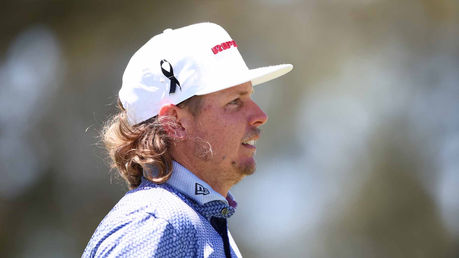 Cam Smith looks on during the BMW Australian PGA Championship