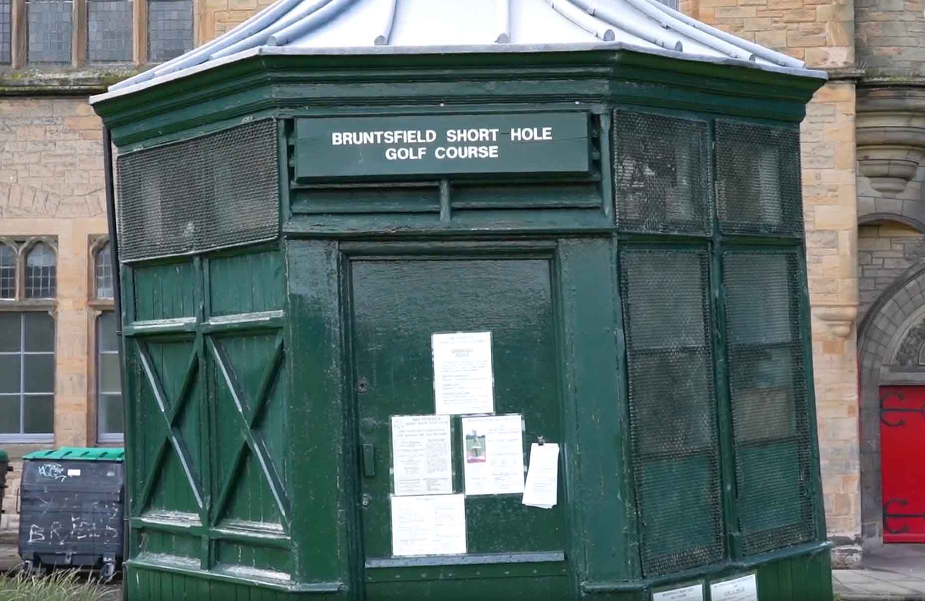 Bruntsfield Links green hut