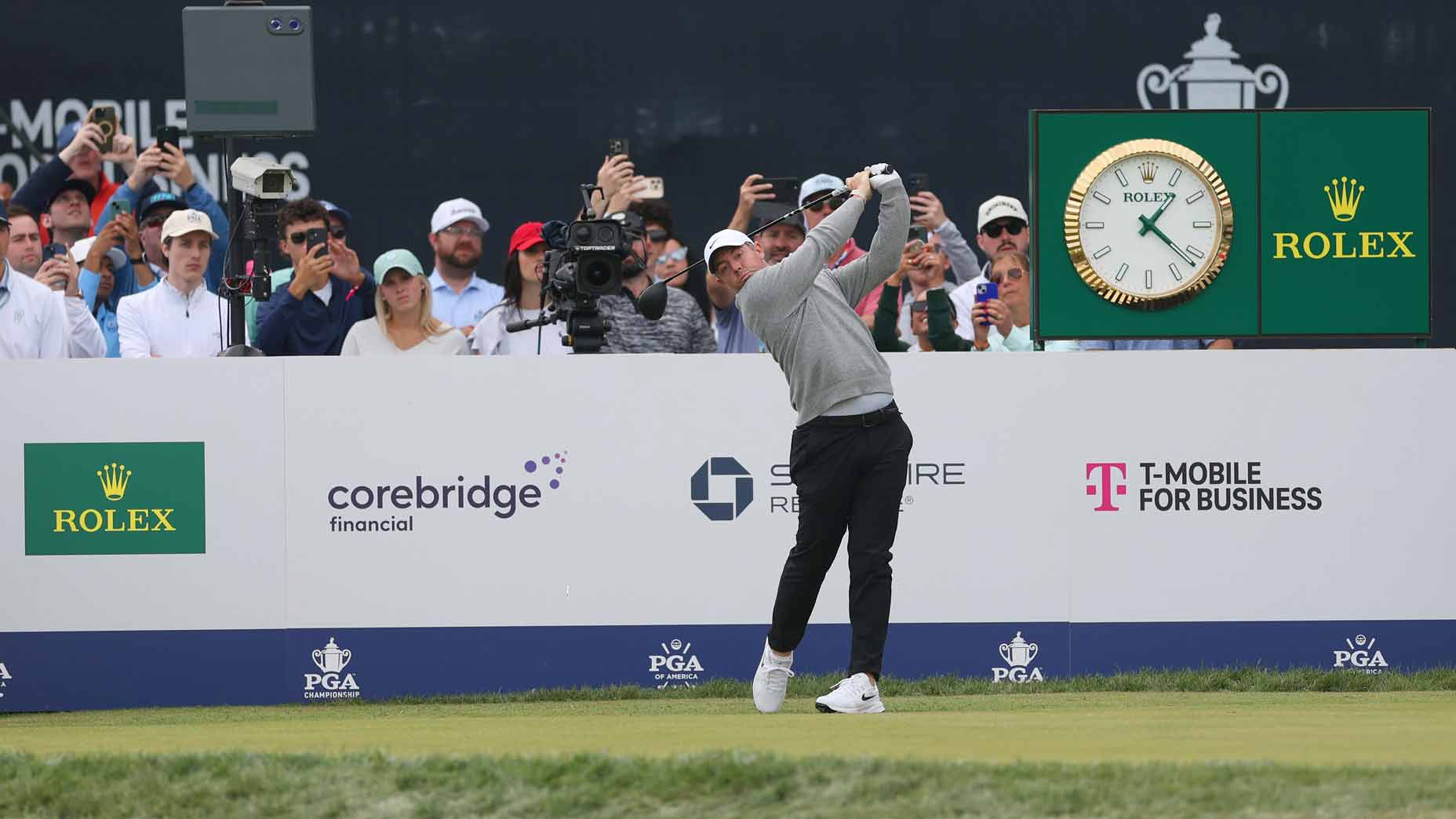 2026 PGA Championship live updates: Rory McIlroy tees off at Aronimink