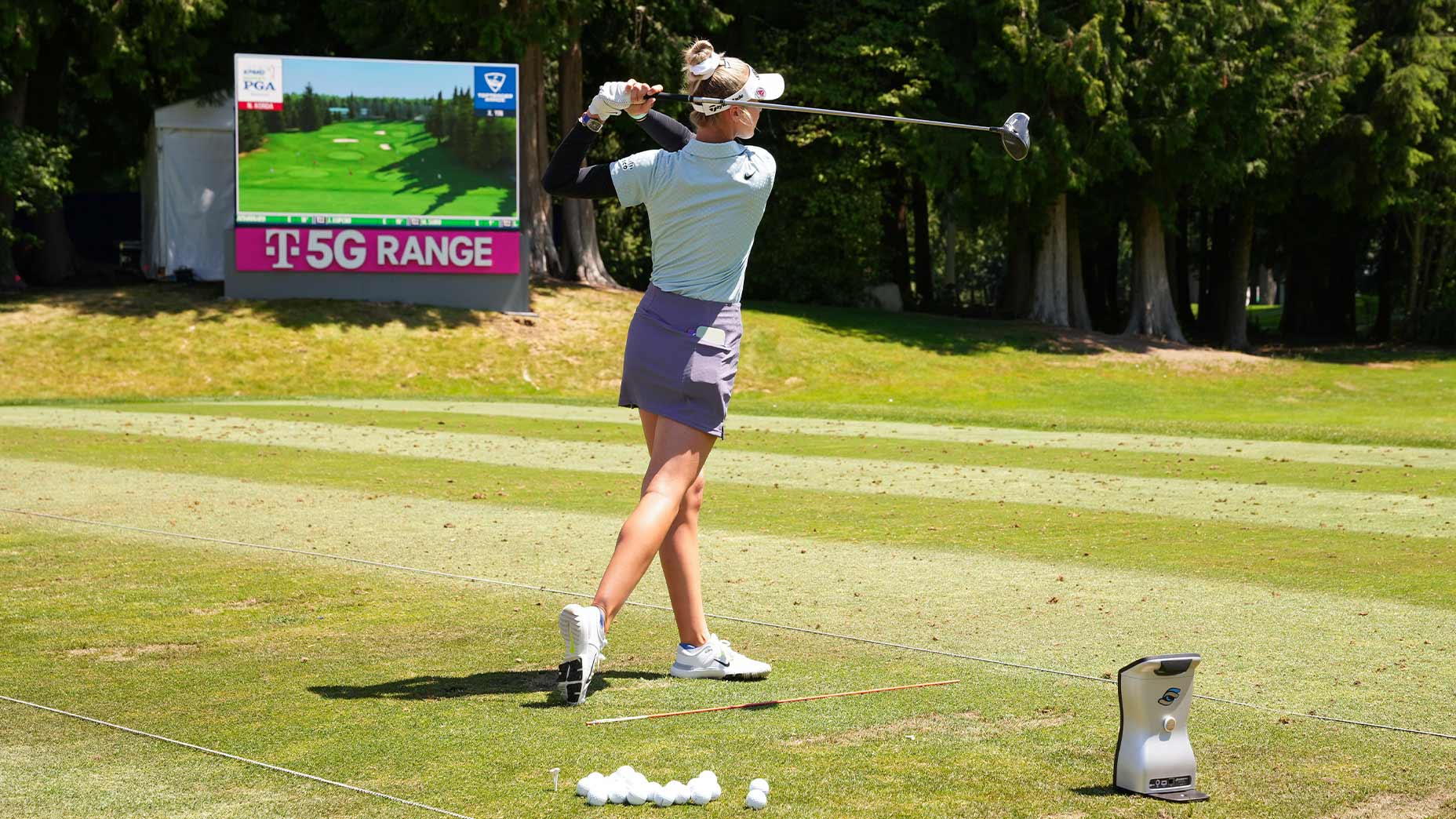 Copy this minute-by-minute breakdown of Nelly Korda's warm-up