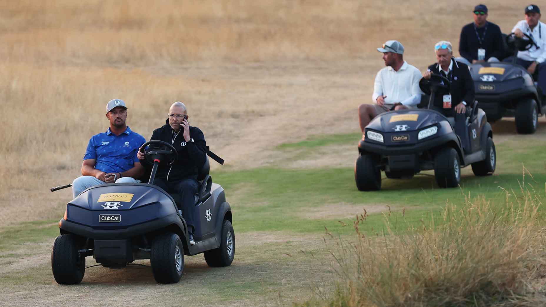 What it was like as Bryson DeChambeau's controversial Open ruling unfolded