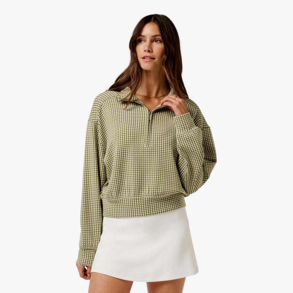 TravisMathew Printed Skyloft Echo Women's Golf Quarter Zip