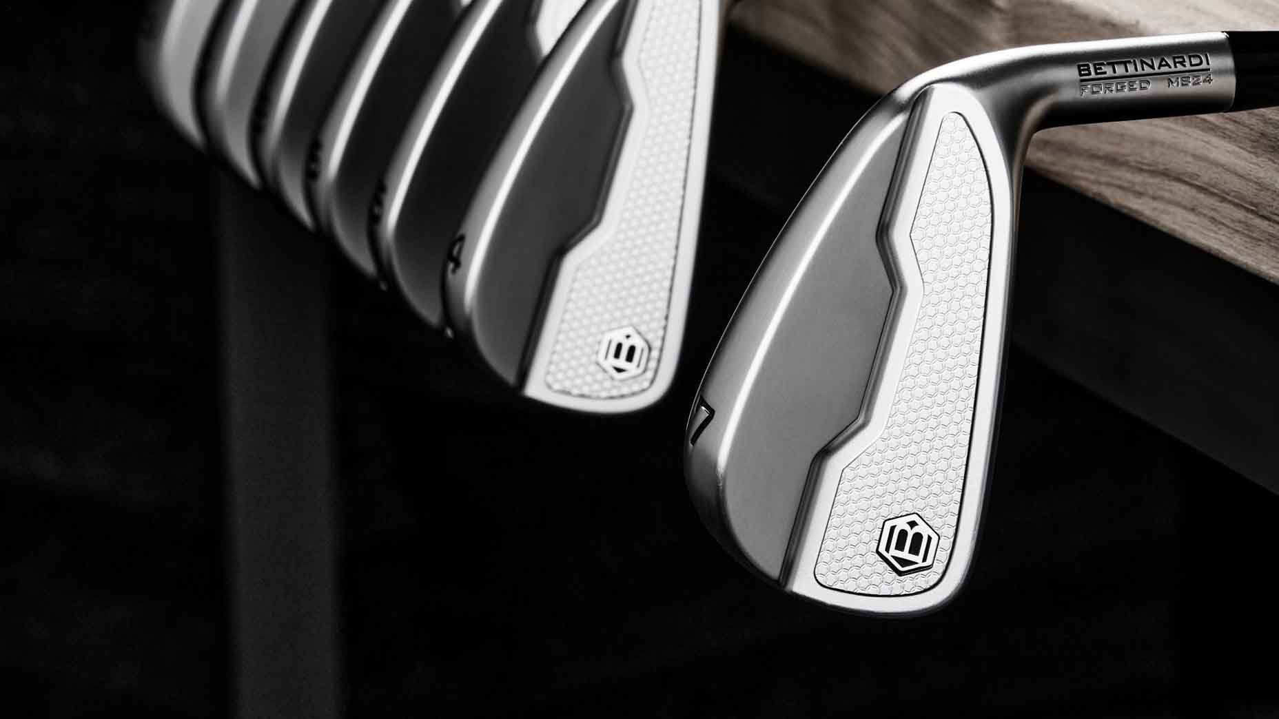 A row of Bettinardi irons
