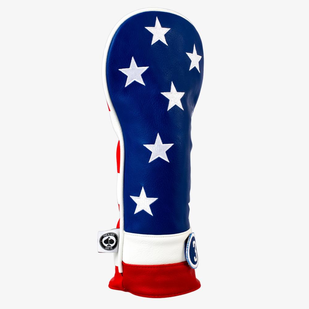 USA Tribute Fairway Wood Headcover - Pins and Aces Golf Club Head Cover