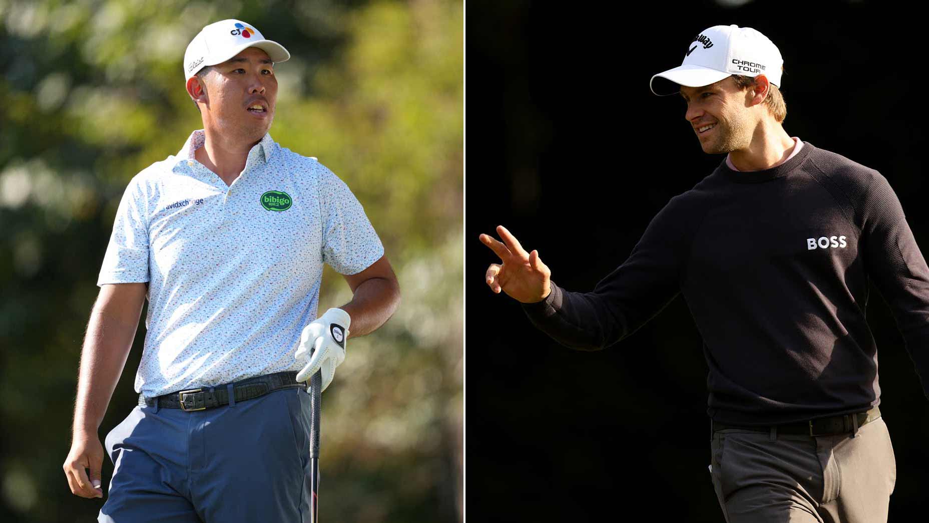 Byeong Hun An and Thomas Detry, pictured at PGA Tour events, joined LIV Golf this week.