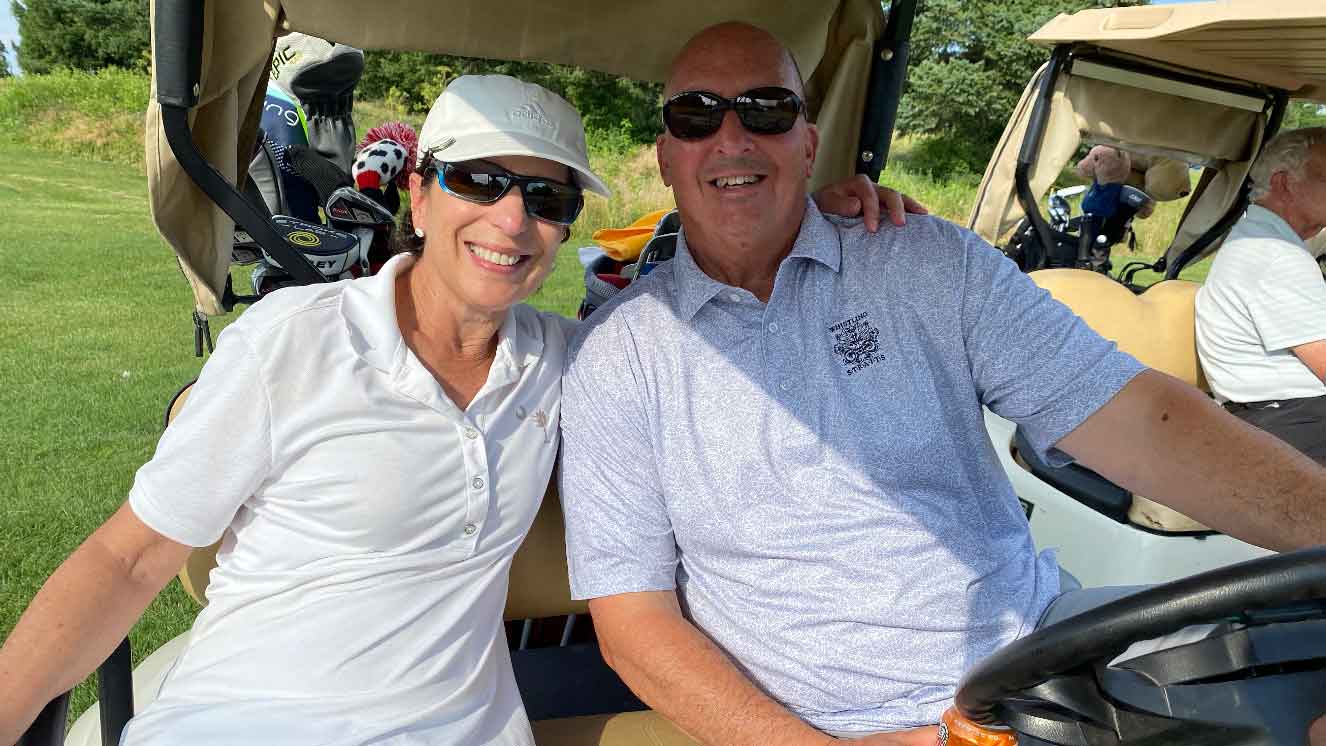 rick simonic with his wife debbie