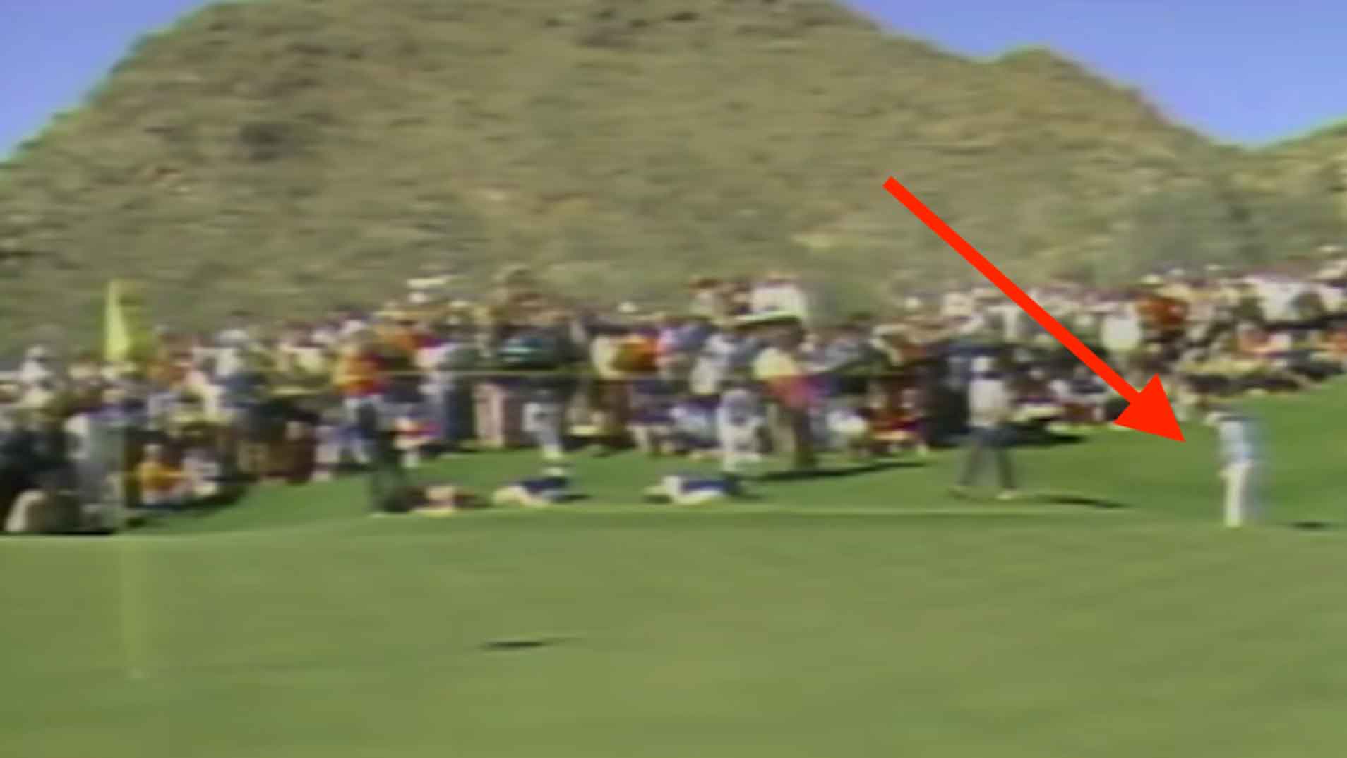 gary player on 16th hole at 1983 skins game