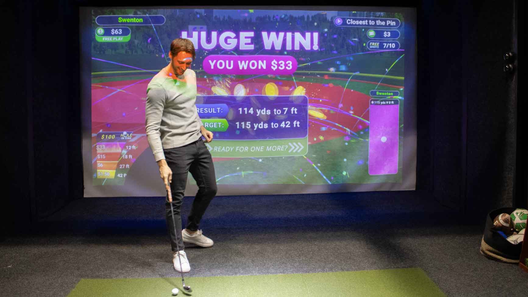 Would you play money games on golf simulators? This company is betting on it
