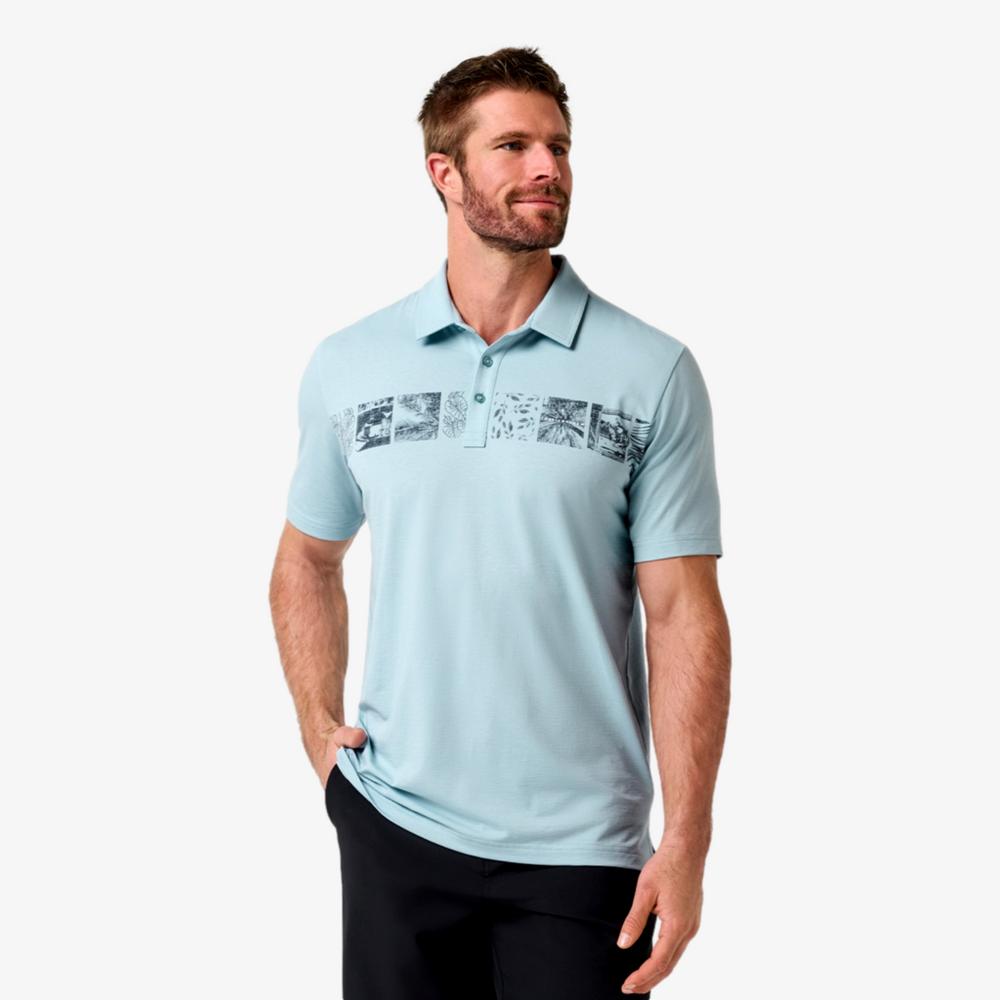 TravisMathew Performance Jersey Cruise Men's Golf Polo Shirt