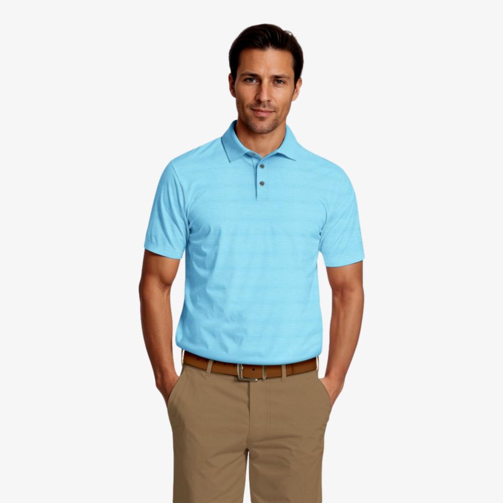 PGA TOUR Apparel Jaspe Airflux Men's Short Sleeve Golf Polo Shirt
