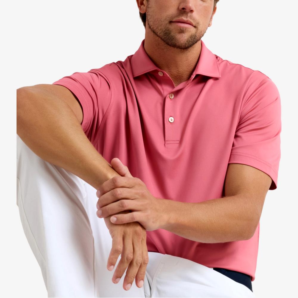 Peter Millar Solid Performance Jersey Men's Golf Polo Shirt