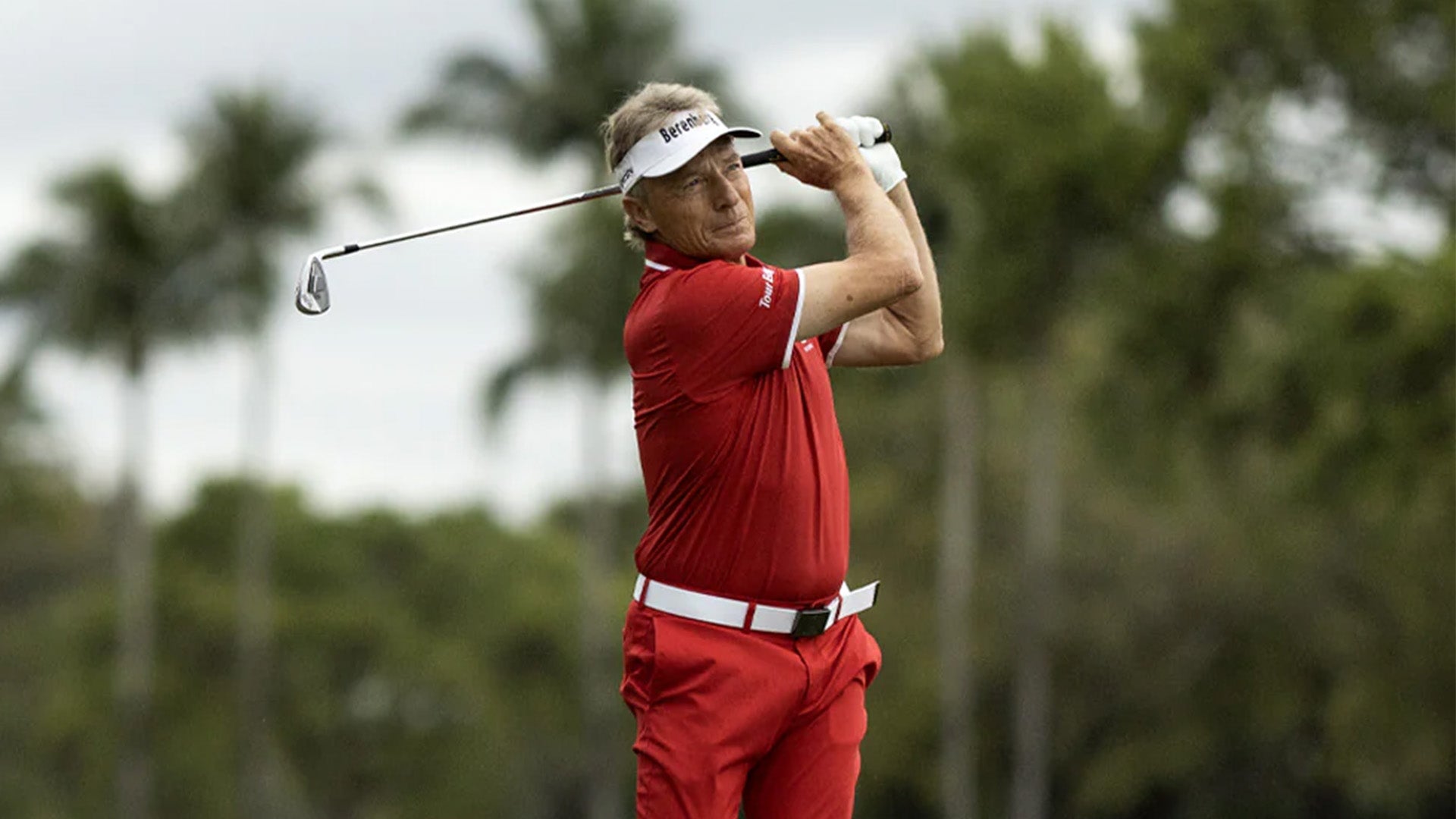 Bernhard Langer with Tour Edge irons