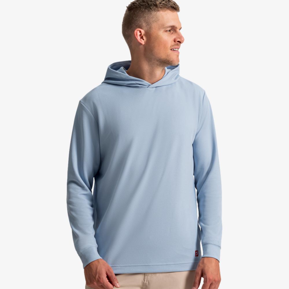 FootJoy Textured Jaquard Long Sleeve Men's Golf Hoodie