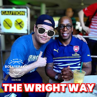 The blogger, Ko Po Hui, with Ian Wright at Tiong Bahru Market in 2015