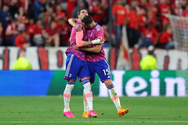 Dusan Vlahovic and Federico Gatti