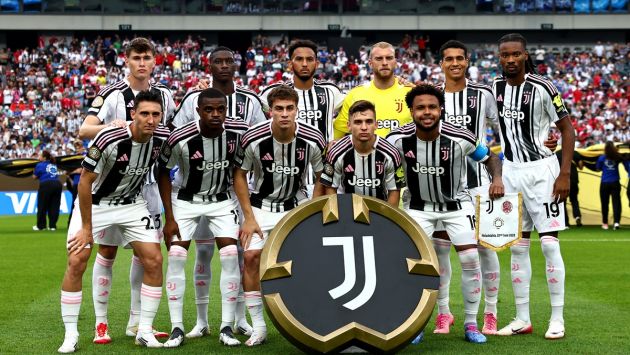 Juventus team before Wydad game