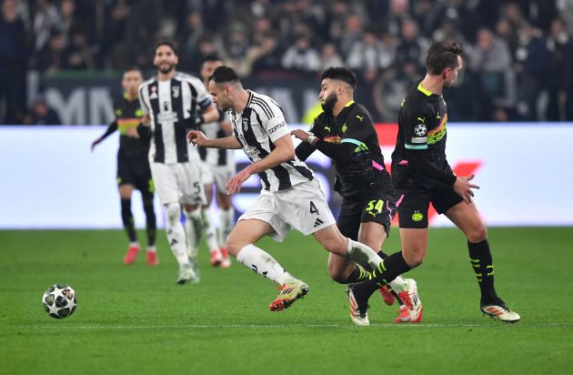 Federico Gatti in action for Juventus