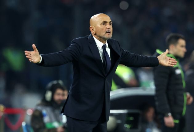 Luciano Spalletti on the sidelines