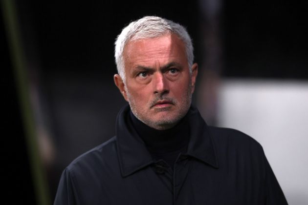 Jose Mourinho looking on