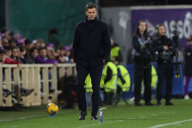 Thiago Motta on the sidelines