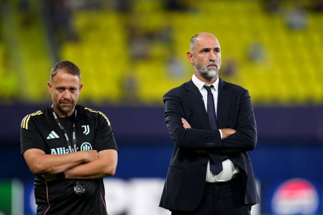 Igor Tudor with his assistant
