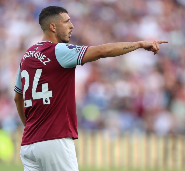 Guido Rodriguez in action for West Ham