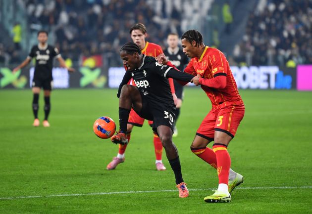 Jonathan David in action against Lecce