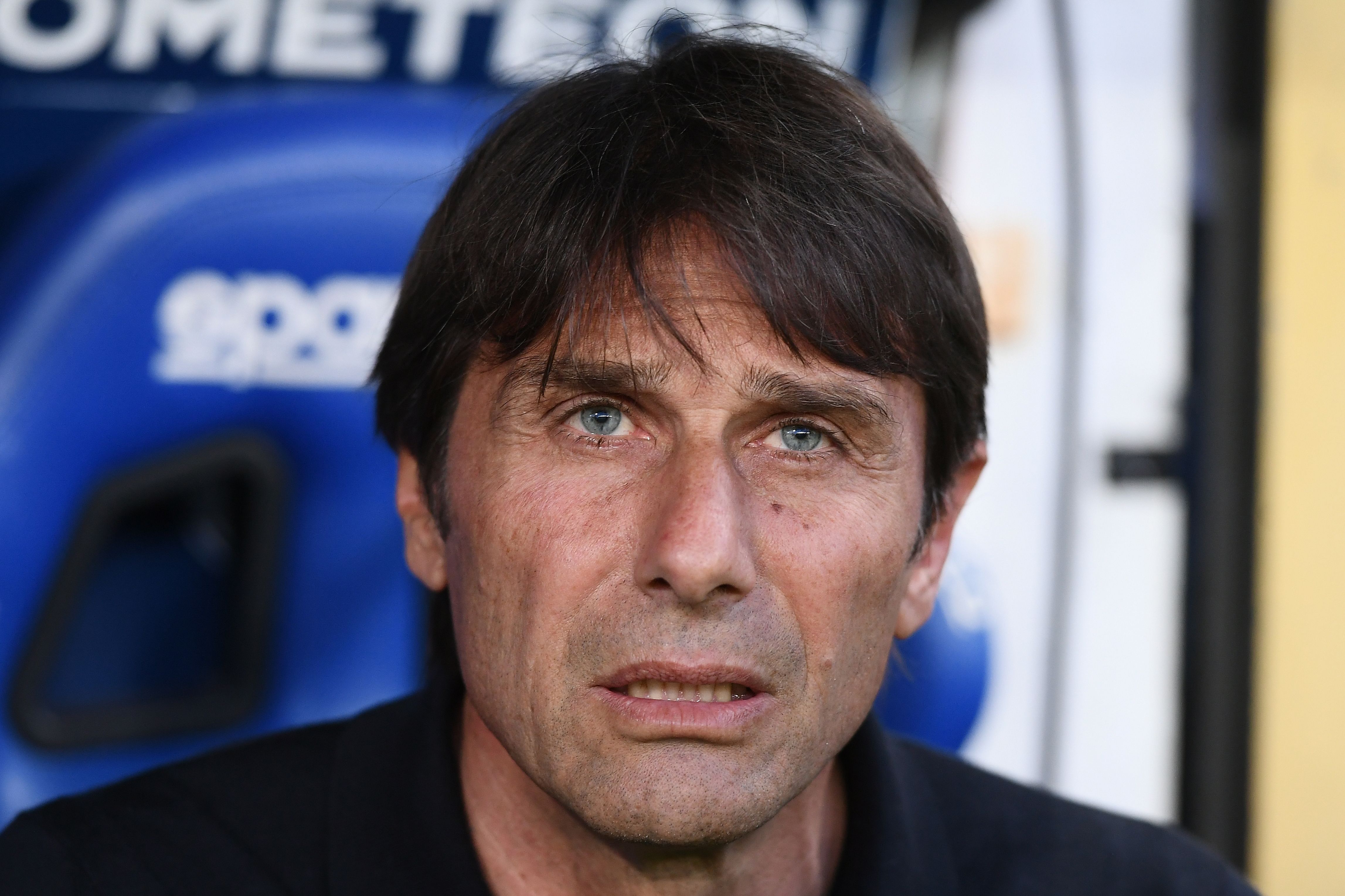 Antonio Conte looking on