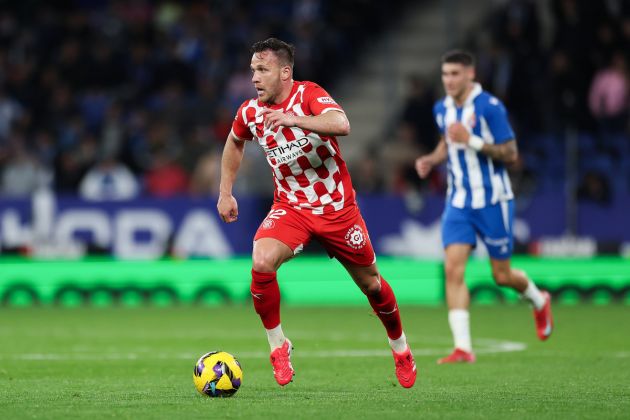 Arthur Melo during his time at Girona